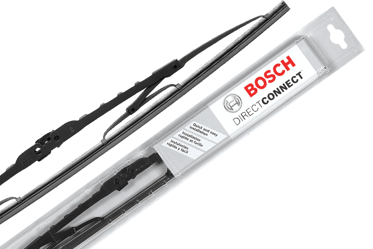 BOSCH Direct Connect OE-Fitment Wiper Blade (Set of 2) Front 24 & 18